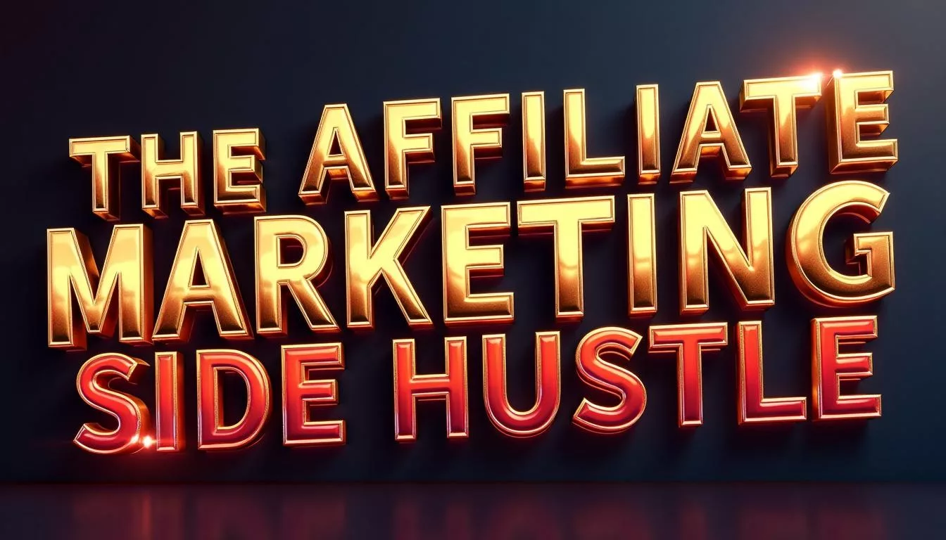 the affiliate marketing side hustle