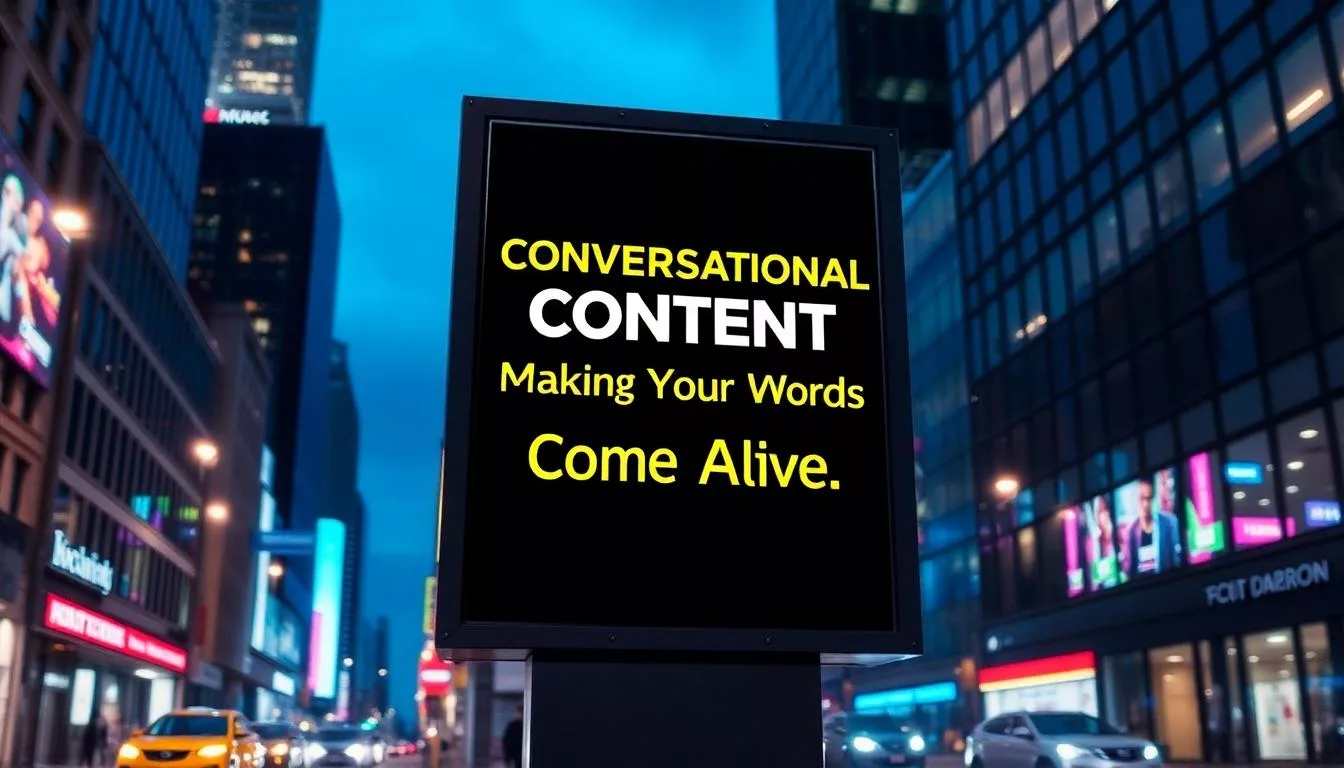 Conversational Content: Making Your Words Come Alive